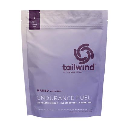 Tailwind Nutrition Endurance Fuel, Sports Drink Powder Mix with Electrolytes, Non-GMO, Free of Soy, Dairy, and Gluten, Vegan Friendly, Naked Unflavored, 30 Servings