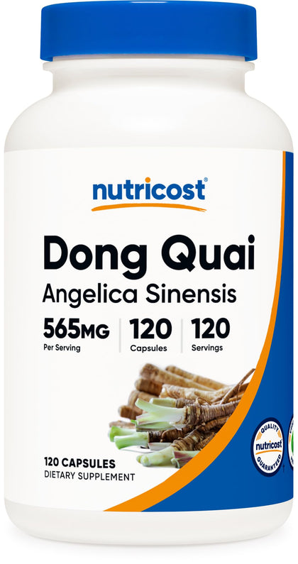 Nutricost Dong Quai 565mg, 120 Capsules - Gluten Free, Non-GMO, Vegetarian Capsules - Angelica Sinensis