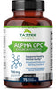 Zazzee Extra Strength Alpha GPC Choline, 700 mg per Serving, 75 Vegan Capsules, 100% Pure Pharmaceutical Grade, 100% Vegetarian, Standardized for Potency and Purity, All-Natural and Non-GMO