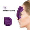 Sleep Mask for Side Sleeper, Upgraded 3D Contoured Cup Eye mask Blindfold for Man Women, Block Out Light, Eye mask with Adjustable Strap, Breathable & Soft for Sleeping, Yoga, Traveling (Purple)