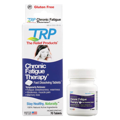 The Relief Products Chronic Fatigue Therapy Fast Dissolving Tablets for Fatigue, Weakness, Tiredness, CFS 70 Ct, 70 Count