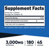 Nutricost Creatine Monohydrate 3,000mg, 180 Capsules (750mg Per Capsule) - Gluten Free, Non-GMO