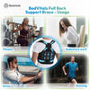 BODVITALS Back Brace And Posture Corrector For Women And Men Adjustable And Lightweight Back Posture Lumbar Support Shoulder, Lower Upper Back