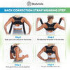BODVITALS Posture Corrector For Women And Men | Fully Adjustable And Comfortable For Upper And Back Brace |Back Posture And Neck, Shoulder Back