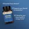 dr. mercola, iodine, 30 servings (30 capsules), helps support bone and brain health, helps support energy optimal levels, non gmo, soy free, gluten free