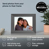 Aura Mason WiFi Digital Picture Frame | The Best Digital Frame for Gifting | Send Photos from Your Phone | Quick, Easy Setup in Aura App | Free Unlimited Storage | Graphite