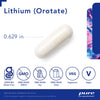 Pure Encapsulations Lithium (Orotate) 1 mg | Support for Calmness and Behavior | 90 Capsules