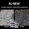 AL-NEW Aluminum Restoration Cleaning Solution | Clean & Restore Patio Furniture, Stainless Steel, and Other Household Metal Surfaces (32 oz.)