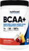 Nutricost BCAA + Hydration Powder (Tropical Punch) 30 Servings - Branched Chain Amino Acids with Hydration Complex - Gluten-Free, Non-GMO