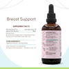 Breast Support B120 Alcohol-Free Extract Tincture, Burdock Root, Chamomile Flower, Yarrow Leaf and Flower, Green Tea Leaf, Ginger Root. Breast Health 4 Fl Oz