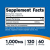 Nutricost Quercetin 1000mg, 120 Capsules - Vegetarian Capsules, 60 Servings, 500mg Per Capsule, Non-GMO, Gluten Free