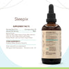 Sleepix A120 Alcohol Extract Tincture, Concentrated Liquid Drops: Valerian Root, Wild Lettuce Herb, Blue Vervain Herb, Hops Flower, Passionflower Herb, St. John's Wort Herb. Blissful Sleep Blend 4 Oz