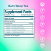 Secrets Of Tea Baby Sleep Tea- Organic Baby Comfort Tea - Gentle Soothing Herbal Blend for Infants - Caffeine-Free Natural Calm 20 Sachets (1Pack)