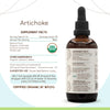 Artichoke B120 USDA Organic Tincture | Alcohol-Free Extract, High-Potency Herbal Drops | Certified Organic Artichoke (Cynara scolymus) Dried Leaf (4 fl oz)