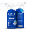 HEX Performance Deodorizing Spray, Fresh & Clean, 12oz (Pack of 2) - Awesome for Shoes, Gear & Workout Mats, Shoe Deodorizer Spray, Odor Eliminator Spray for Yoga Mats, Gym Equipment