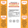 Vitamin C Complex Supplement - Vitamin C 1000mg Capsules with Rose HIPS Zinc and Citrus Bioflavonoids (60 Day Supply) - Supports Immune Health, Cellular Energy, Collagen Production, 120 Count