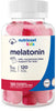 Nutricost Kids Melatonin Gummies 1mg, 120 Gummies, Strawberry Flavored