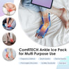 ComfiTECH Ankle Ice Pack Wrap for Injuries Reusable Heel Ice Pack for Ankle Plantar Fasciitis Relief, Achilles Tendonitis Relief, Sprained Ankles Surgery, Foot Pain & Heel Spur Cold Therapy