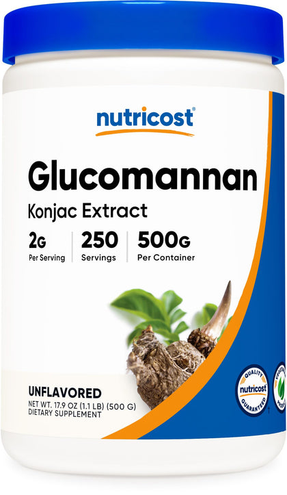 Nutricost Glucomannan Powder 500 Grams