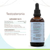 Testosteronix B120 Alcohol-FREE Extract Tincture, Concentrated Liquid Drops: Ashwagandha, Tribulus Fruit, Saw Palmetto Berry, Cardamom Pods, Barrenwort, Fenugreek. Pine Pollen. Testosterone Blend 4 Oz