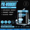 PERFORMIX - ION Pre Workout - Increase Pump, Energy & Endurance - 200 mg of Caffeine - Creatine Monohydrate - Nitric Oxide - Beta Alanine - Amino Acids - No Crash or Jitters - Blue Ice - 30 Servings