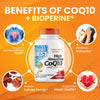 Doctor's BEST High Absorption CoQ10 with BioPerine, Heart Health & Energy Production, Naturally Fermented, Vegetarian, Gluten Free, 200 mg, 60 Veggie Softgels