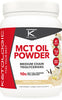 Ketologic MCT Oil Powder (1 LB) (French Vanilla) - 41 Servings, Medium Chain Triglycerides Powder Supplement