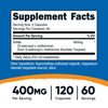 Nutricost SAM-e (S-Adenosyl-L-Methionine) 400mg Per Serving, 60 Servings, 200mg Per Capsule, 120 Capsules - Non-GMO, Gluten Free SAMe, Vegetarian