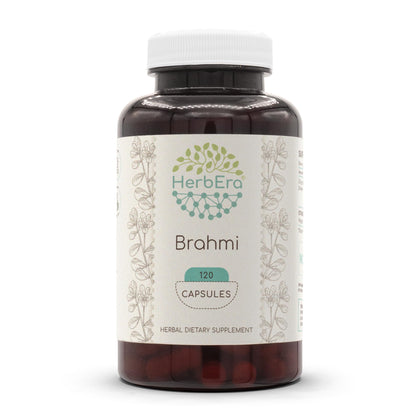 Brahmi 120 Capsules, 500 mg, Brahmi (Bacopa Monnieri) Dried Herb (120 Capsules)