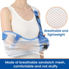 Willcom Arm Sling for Shoulder Injury with Waist Strap - Immobilizer Brace Support for Sleeping, Rotator Cuff Surgery (Mesh Version, Right, Small)