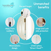 handisure child door safety door pinch guard. automatic, hinge & lock side safety, reliable, multiple awards & unique, baby door stopper. easy to install & build to last finger guard for door (used - like new)