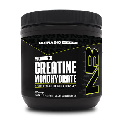 NutraBio Creatine Monohydrate Supplement, Unflavored, (150 g) - Supports Muscle Energy, Recovery, and Strength - HPLC Tested Pure Grade Creatine Supplement