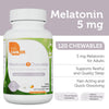 Zahler Melatonin 5mg Tablets - Fast-Acting Chewable Melatonin 5 mg Tablets - Delicious Orange Flavor - Supports Restful and Quality Sleep - Kosher Non GMO Made in USA Dietary Supplement, 120 Count