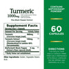 Nature's Bounty Turmeric With Black Pepper Extract, Supports Antioxidant Health, 1000mg, 60 Capsules