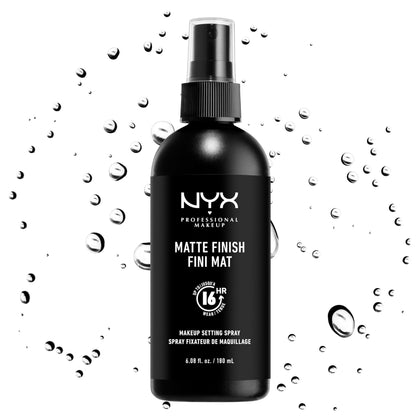 NYX PROFESSIONAL MAKEUP Makeup Setting Spray, Matte Finish JUMBO Size, Setting Spray for 16HR Make Up Wear