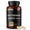 Zenavea - Nattokinase Superfood Supplement - Recommended 2000 FU Dose - 270 Vegan Capsules - 9 Months Treatment