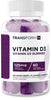 TransformHQ Vitamin D3 Gummies (5000 IU) 120 Count, Mixed Berry - Supplement for Adults, 60 Servings