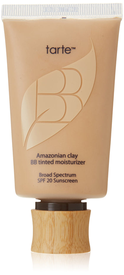 Tarte Cosmetics Amazonian Clay BB Tinted Moisturizer Broad Spectrum SPF 20, Light-Medium