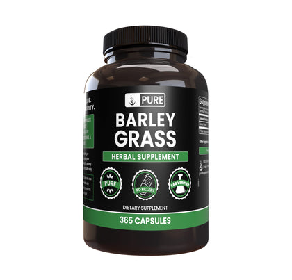 Pure Original Ingredients Barley Grass (365 Capsules) No Magnesium Or Rice Fillers, Always Pure, Lab Verified