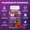 Magnesium Gummy - High Absorption Magnesium Citrate Supplement for Adults & Kids - Nature's Calm Magnesium Gummies Dietary Supplements for Bone, Muscle Health, Heart Support - 60 Raspberry Gummies