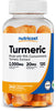 Nutricost Turmeric Gummies (240 Gummies) - Citrus Flavored, Made with 95% Curcuminoids, 120 Servings, includes Ginger and Black Pepper Extract, Vegetarian, Non-GMO and Gluten Free