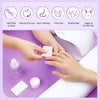 Saviland 90ml Slip Solution for Poly Gel Nails with Nail Brush Anti-stick Liquid Gel Solution Kit for Beginners Nail Extension Gel for Easy DIY Poly Gel Nail Art