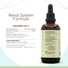 HerbEra Renal System Formula B120 Alcohol-Free Extract Tincture, Concentrated Liquid Drops: Cranberry, Corn Silk, Uva Ursi Leaf,Moringa Leaf, Oregon Grape. Wildcrafted Bromelain Stem and Fruit. 4 Oz