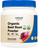 Nutricost Organic Beet Root Powder 1 LB - Vegan, Superfood, Certified USDA Organic