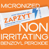 Zapzyt Maximum Strength 10% Benzoyl Peroxide Acne Treatment Gel 1 oz. (Pack of 3)