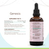 Genesis B120 Alcohol-Free Extract Tincture: Vitex Berry, Maca, Dong Quai, Ginger, Shatavari Root,Cinnamon Bark. Wildcrafted: Partridgeberry Herb, False Unicorn Root. Fertility Formula 4 Fl Oz