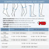 +MD 15-20mmHg Women's Footless Compression Pantyhose Tights Medical Graduated Support Stocking Black M