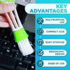 multifunction cleaning brush car interior cleaner - car seat cleaner for car detailing brush set home cleaning supplies- car brush interior cleaner vent brush auto detailing tools & accessories