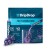 DripDrop Hydration - Grape - Electrolyte Drink Mix Single Serve Hydration Powder Packets | Non-GMO, Gluten Free, Vegan | 32 Sticks