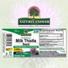 Nature's Answer Alcohol Free Milk Thistle Extract 2 Fluid Ounce | Supports Liver Fuction | Non GMO | Cruelty Free | Made in The USA